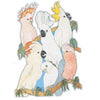Parrot Cockatoo Magnet Wooden