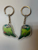 Hahn's/Yellow Collard Macaw Keychain