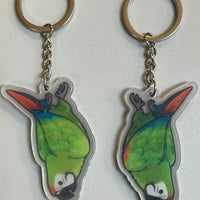 Military Macaw Keychain