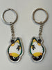 Black Headed Caique Keychain