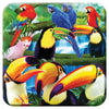 3D LiveLife Cork Coasters - Toucan Paradise
