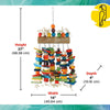 Extra Large Bamboo Log Bird Toy