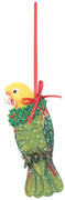 Double Yellow Headed Amazon Ornament