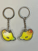 Yellow Lovebird Keychain