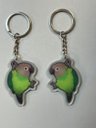 Dusky Conure Keychain