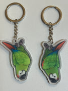 Military Macaw Keychain