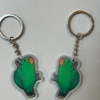 Eclectus (male) Keychain