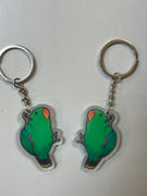Eclectus (male) Keychain