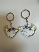 Sulphur Crested Cockatoo Keychain