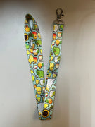 Birds & Sunflower Lanyard